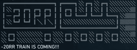Text Art -20 RR TRAIN